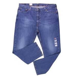 NWT Levis 541 Jeans Men 42x32 Denim Athletic Taper Stretch Med Wash Roomy‎ Thigh
